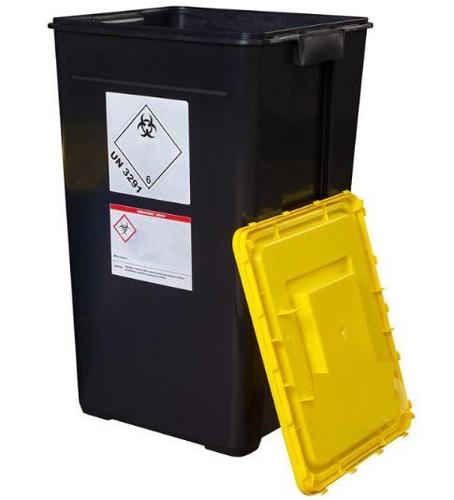 Kontejner na kontaminovaný odpad 60 l černý
